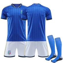 World Cup Italy 18 Barella Jersey Home Shirt Football Team Uniform For Adults - 2627 Italy Home Team No. 1 - View 9