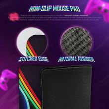 Tấm lót chuột chơi game cỡ XXL họa tiết sóng biển phi hành gia, chống trượt, kích thước lớn, tấm lót bàn phím phong cách Cyberpunk Neon, quà tặng văn phòng/chơi game. - Xem 4