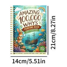 Why Thousands Of Questions Coloring Book | A Questioning Coloring Book | Fun Knowledge + Creative Drawing | Learn While Coloring, Boost Concentration And Imagination | Interactive Educational Toy - Single Piece - View 2