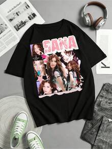 Women T-Shirts - Black - View 6
