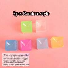 3 cái/1 cái Nice Berg - Khối lập phương mềm lớn, 1 cái khuôn đá, đường mạch nha, đồ chơi giảm căng thẳng phản hồi chậm | Đồ chơi cảm giác phản hồi chậm trong suốt, kết cấu tương tự như slime - Quà sinh nhật - Quà cho bé trai - Quà cho bé gái - Quà Phục sinh - Quà Ngày lễ tình nhân - Nhiều màu - Xem 13