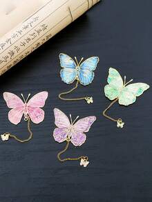 Metal Butterfly Bookmark, Chinese Classical Style, Exquisite High-End Book Page Clip, International Children's Day Gift - 8*8 - View 13
