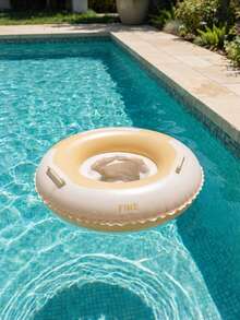 Cute Teddy Bear Thickened PVC Pool Float Ring, Durable Inflatable Pool Float With Safety Seat, Suitable For Summer Water Parties, Beach And Outdoor Activities - Multicolor - View 4