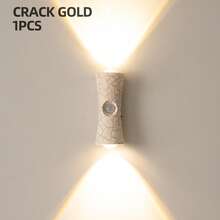 Smart LED Wall Light, 3-Color Adjustable, With Motion Sensor, Indoor Magnetic LED Sensor Wall Light, Battery Powered, Adjustable Color Temperature, USB Rechargeable Night Light, Wireless Magnetic Wall Light, Suitable For Hallway, Bathroom, Bedroom - Hourglass Design [Regular Version] - View 39