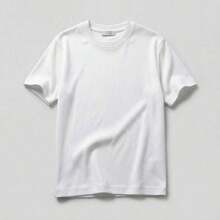 1 T-Shirt Short-Sleeved, Round-Neck T-Shirt With A Stylish, Sketch-Inspired Cat Print; Casual And Fashionable, Comfortable And Refreshing, Suitable For Various Occasions Such As Parties - 白色的 - 查看 3