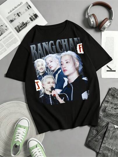 Limited Edition Bang Chans T-Shirt - Vintage Graphic Bang Chans T-Shirt - Retro Bang Chans Merchandise - Official Bang Chans Concert T-Shirt