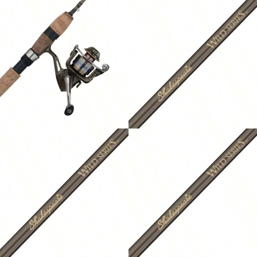 Wild Series Walleye 5-Feet 6-Inch Ultra Ligero Spinning Combo 2-Piece - Multi - Ver 1