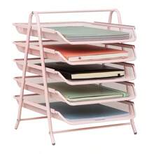 Desktop Storage & Display Box - Pink - View 2