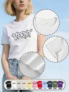 100% Cotton T-Shirt With Praying Mantis Print, Fun Women's T-Shirt, Retro Nature Graphic Tee, Gift For Ladies - Unisex Clothing For Everyday Campus Wear - 白色 - 查看 4
