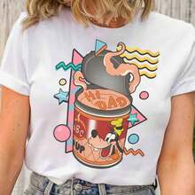 Vintage  A  Movie Shirt, Funny Max Goof And  Hi Dad Soup T-Shirt, Dad And Son Matching Tee, Father's Day Gift Ideas - 白色 - 查看 1