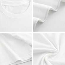 Lightweight And Durable Short-Sleeved T-Shirt, Designed With A Pirate Skull And Crossed Swords, Perfect For Casual Outings At Home, The Beach Or Parties, With A Striking Graphic Print And Details - 白色 - 查看 4