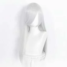 Synthetic Woven Wigs - Silver-white - View 3