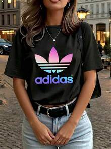Women T-Shirts - 黑色 - 查看 4