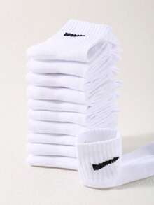 20 Pairs Kids Mid-Calf Socks, Children Elastic Socks, Kids Short Socks, Kids Sports Socks, With Hook Design, Suitable For Teens Daily Wear, Suitable For Boys And Girls, Suitable For All Seasons - Multicolor - View 2