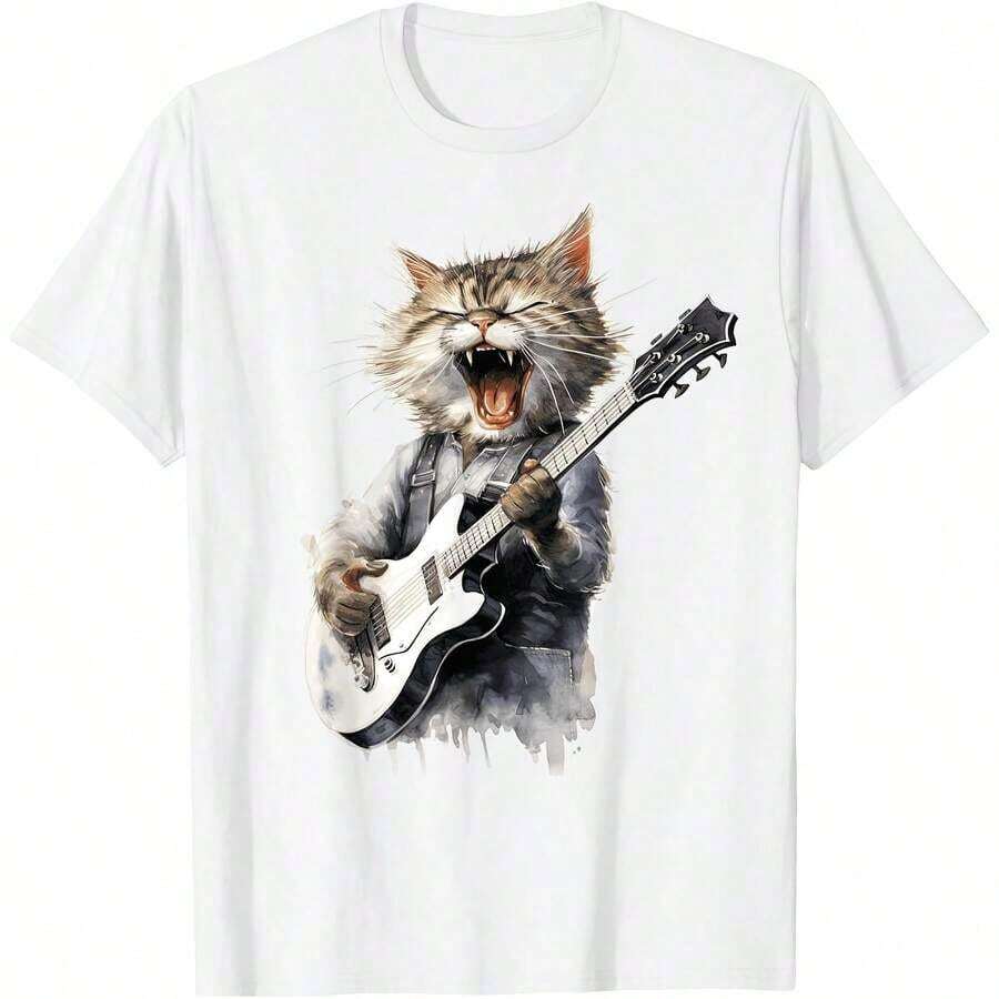 1 Piece Alien Bigfoot Beer Drink Till You Believe Sasquatch T-Shirt For All Seasons, 100% Cotton, One-Sided Print, Round Neck, Short Sleeve, Unisex, Base Layer, 180g 100% Cotton. - 顏色 1 - 查看 1