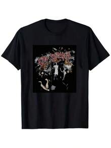 Men's Retro Unisex T-Shirt Featuring A Print Of Limp Bizkit's Iconic 2000s Design. This Black Unisex T-Shirt Includes A Small Freddy Prinze Design And Is Sporty And Comfortable. A Simple, Lightweight, Urban Style Perfect For Summer, House Parties, And Travel. - 黑色 - 查看 6