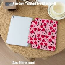 3-Fold High Transparency Acrylic Protective Case With Pen Slot. Cute Fresh Unique 3-Fold High Transparency Acrylic Design. Cute Fresh Unique 3-Fold High Transparency Acrylic Protective Case. Tablet Protective Case Features: 3-Fold Stand Design, Smart Sleep/Wake Function - Multicolor - View 2