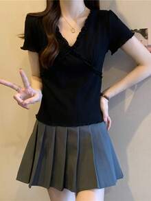 Women Tops - Black - View 1