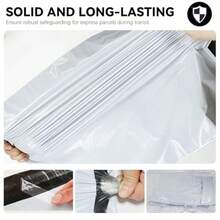 14.5"X19" Poly Mailers White Shipping And Envelope Bags Pack Of 5 - White - 查看 3