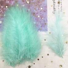 10-15cm Fluffy Marabou Turkey Feather Decor Craft Feathers DIY Handmade Dreamcatcher Wedding Party Decoration 50pcs/Pack - JWR - View 27