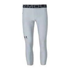 Under Armour Quần lửng tập luyện thể dục HeatGear dành cho nam, thích hợp cho bóng rổ, chạy bộ và các hoạt động thể thao khác. - Bạc - Xem 4