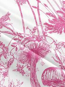 3 Piezas Camiseta corta casual con estampado de mariposa y diseño, bajo asimétrico, apta para vacaciones, playa, verano - Multicolor - Ver 8