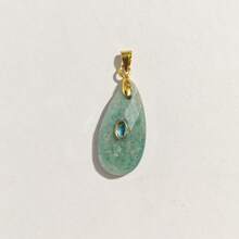 1pc Beautiful Natural Stone Crystal Long Drop Cut Faceted Pendant For DIY Jewelry Accessory Necklace Pendant - Water Droplet Cut - View 9
