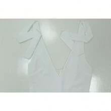 Elegant Women's Party Dress, New Spring Collection, V-Neck With Halter Straps, Sensual Style - 白色 - 查看 8