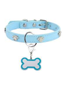 1pc Customized Dog Collar, Adjustable Fashion Collar Suitable For Small, Medium And Large Dogs, For Identification, Training And Daily Wear, Matching Walking Sets - Multicolor - View 20