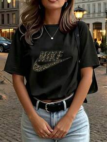 Women T-Shirts - Black - View 4