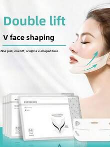 OBOVAY 10/5/1pc Collagen V-Shaped Face Lifting Mask, Moisturizing, Nourishing, Keeps Skin Tight And Elastic - Collagen - View 1