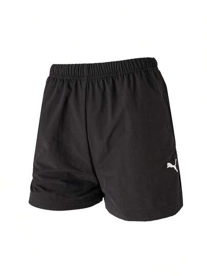 Puma Pantalones cortos para mujer, Pantalones cortos tejidos esenciales de línea A de 3" para el verano de 2026, pantalones cortos tejidos cómodos y minimalistas para uso diario, 639889-01