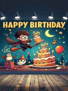 Phông nền sinh nhật Thế giới Phép thuật Harry Potter, Phông nền tiệc lâu đài và nhân vật nghệ thuật đẹp mắt, Nâng tầm trang trí tiệc của bạn với phông nền Harry Potter đầy mê hoặc này, mang đậm phong cách hoài cổ mà người hâm mộ sẽ yêu thích. Với các bản in nghệ thuật về lâu đài, Bộ ba Vàng và các họa tiết ma thuật, phông nền này sẽ tạo thêm không khí mộng mơ và sống động cho bất kỳ buổi lễ nào. - Lý lịch - Xem 8