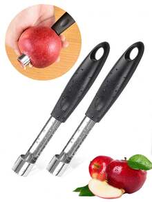 1pc Stainless Steel Apple Corer, Apple Core Remover, Stainless Steel Fruit Apple Corer, Fruit Corer, Apple Corer Machine, Stainless Steel Apple Corer Kitchen Tool, Easy To Core And Clean, Ergonomic Comfortable Handle, Keeps Fruit Flesh Intact - Multicolor - View 9
