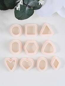 Mini Geometry Clay Cutters Molds, 11 Style Geometry Clay Cutters For Polymer Clay Earrings Bracelets Necklaces Making, DIY Clay Tools, Earring Making Kit - Geometry - View 13