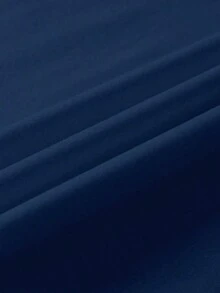 Camiseta deportiva casual con bordado de corazón para mujer de talla grande - Azul marino - Ver 5