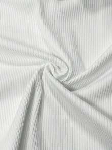 Camisetas de manga corta de unicolor casual para mujer - Blanco - Ver 5