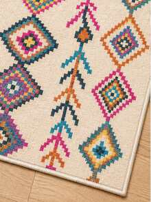 Modern Non-Slip Kitchen Runner Rug, Washable Minimalist Floor Mat For Home Decor, Bedroom, Livingroom Rug, Made In Turkiye 80x200 Cm, 80x300 Cm,100x200 Cm, 120x180 Cm - Apricot - View 2