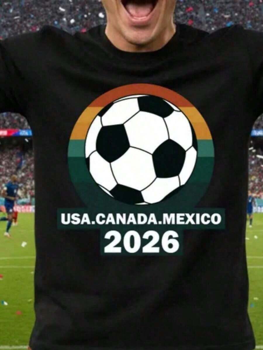 Camiseta de la Copa del Mundo, Camiseta de la Copa del Mundo, Camiseta de la Copa del Mundo de EE. UU. 2026, Sudadera de la Copa del Mundo de EE. UU., Camiseta de Fanático del Fútbol Político, Copa del Mundo Infantil 2026 - Blanco - Ver 1
