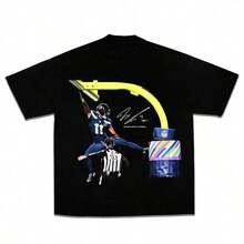 I Love Harry Click TeeMusic Styles For Harry Fans Love Theme I Love Harry Circular Text Styles Heart Photo Print Crew Neck T-Shirt Vintage Urban Style Unisex Loose Cotton Short Sleeve Crew Neck T-Shirt Blouses For Women. Blouses.Casual Blouses For Ladies. Print.Printed T-Shirt  Print. - 黑色 4 - 查看 1
