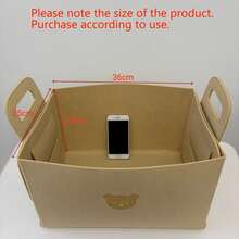 1 pieza Organizador de maletero de coche, Caja de almacenamiento plegable multifuncional, Organizador interior práctico de coche - Almacenamiento de osos - Ver 16