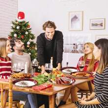 Festive Party Tableware - Red - View 6