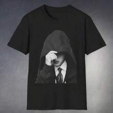 Jimin's T-Shirt, A Graphic Tee From Bangtan Boys' Arirang Tour, Is Made Of Breathable Material, Perfect For Adding A Nostalgic And Fun Touch To Your Outfit At Casual Gatherings, Concerts, Or For Everyday Wear. It's A Casual, Short-Sleeved, Crew-Neck T-Shirt For Men. It Makes A Great Gift For Friends And Family. The T-Shirt Features A Youthful And  Design, Making It Suitable As A Unisex Graphic Tee, Perfect For Back-To-School Season, And Also A Comfortable Garment For Women. - 黑色 - 查看 1