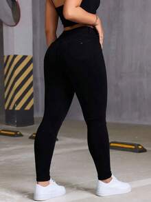 Women Jeans - Black - View 2