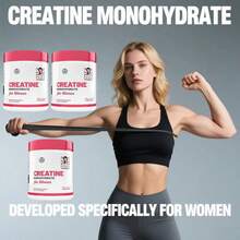 Miriyalyad Women's Premium Creatine Monhydrate And Collagen+BCAA Blend-Muscle Support, Hair&Nails Strength, 30 Servings, No Sugar, No Artificial Additives, Dietary Supplement, 8.46oz - 3PCS - 查看 3