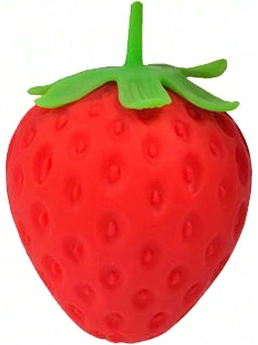 Strawberry Squishy, Realistic Strawberry Ball Relieve Stress And Anxiety,Party Favor Slow Rise Pressure Release Toy - 1 - View 1
