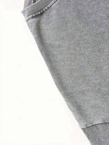 Women's & Men's Women's & Men's Women's & Men's Fun Cat-Themed Print, Washed, High-Quality Vintage Batik Fashion Brand, Popular For Everyday Wear, Perfect Gift For Holidays, Christmas And Thanksgiving. - 灰色 - 查看 4