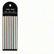 PET Extremely Thin And Elongated Solid-Color Sticky Notes, The Macaron Series For Students To Mark Key Points, Multiple Times Use Fluorescent Index Stickers, Colorful Semi-Transparent Stickers For Marking Key Points With Notations. - A - View 9