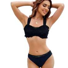 New 2026 Bikini, High-End Two-Piece Swimsuit, Large - 黑色 - View 6