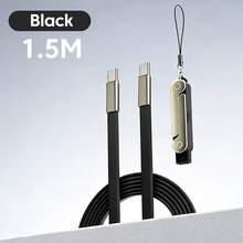 Olaf 15cm 240W Type-C 轉 Type-C 短快充線 6A PD3.1 USB-C 數據線，相容 iPhone 15 16 17 行動電源 - 彩色 - 查看 12